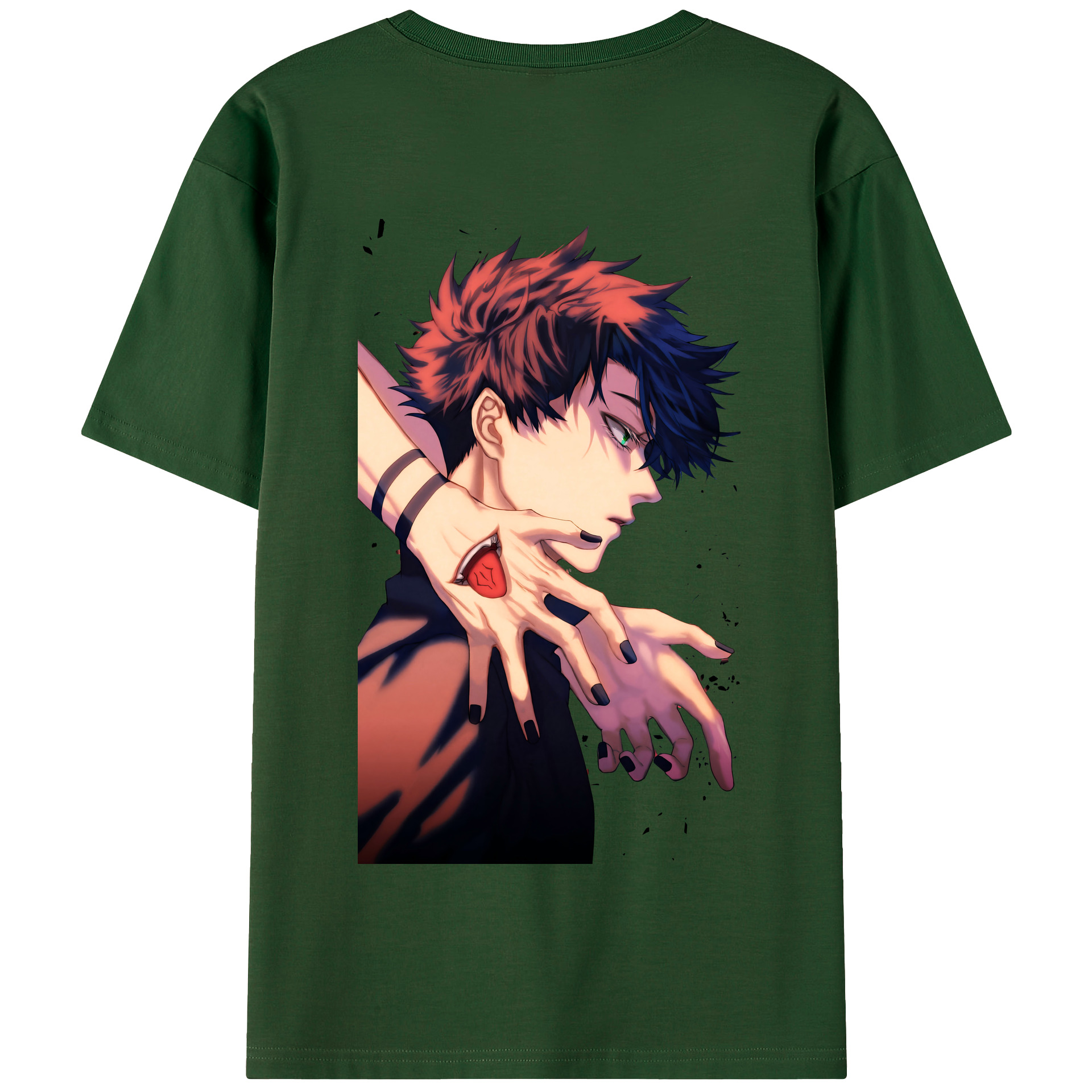 （画像用） 呪術廻戦 Jujutsu Kaisen 綿100％半袖Tシャツ（背面プリント）